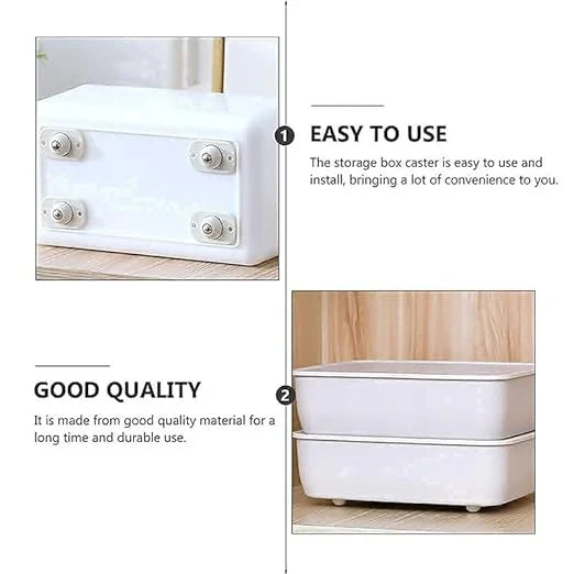 Swivel Wheels for Moving Furniture ( Pack of 8 )