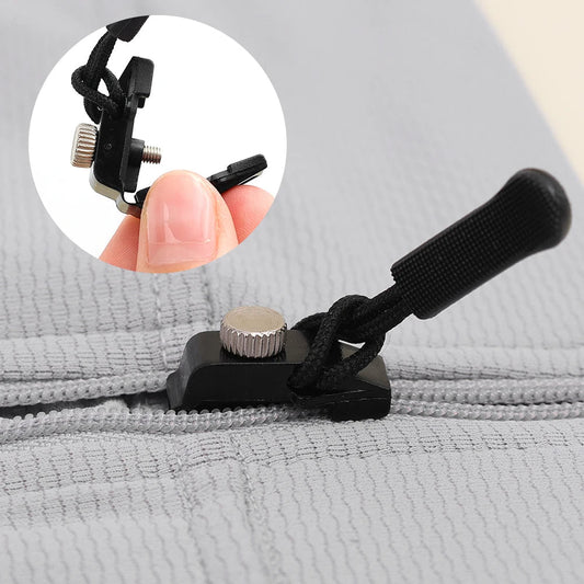 12Pcs/Set Metal Zipper Slider Puller Detachable Instant Repair Kit